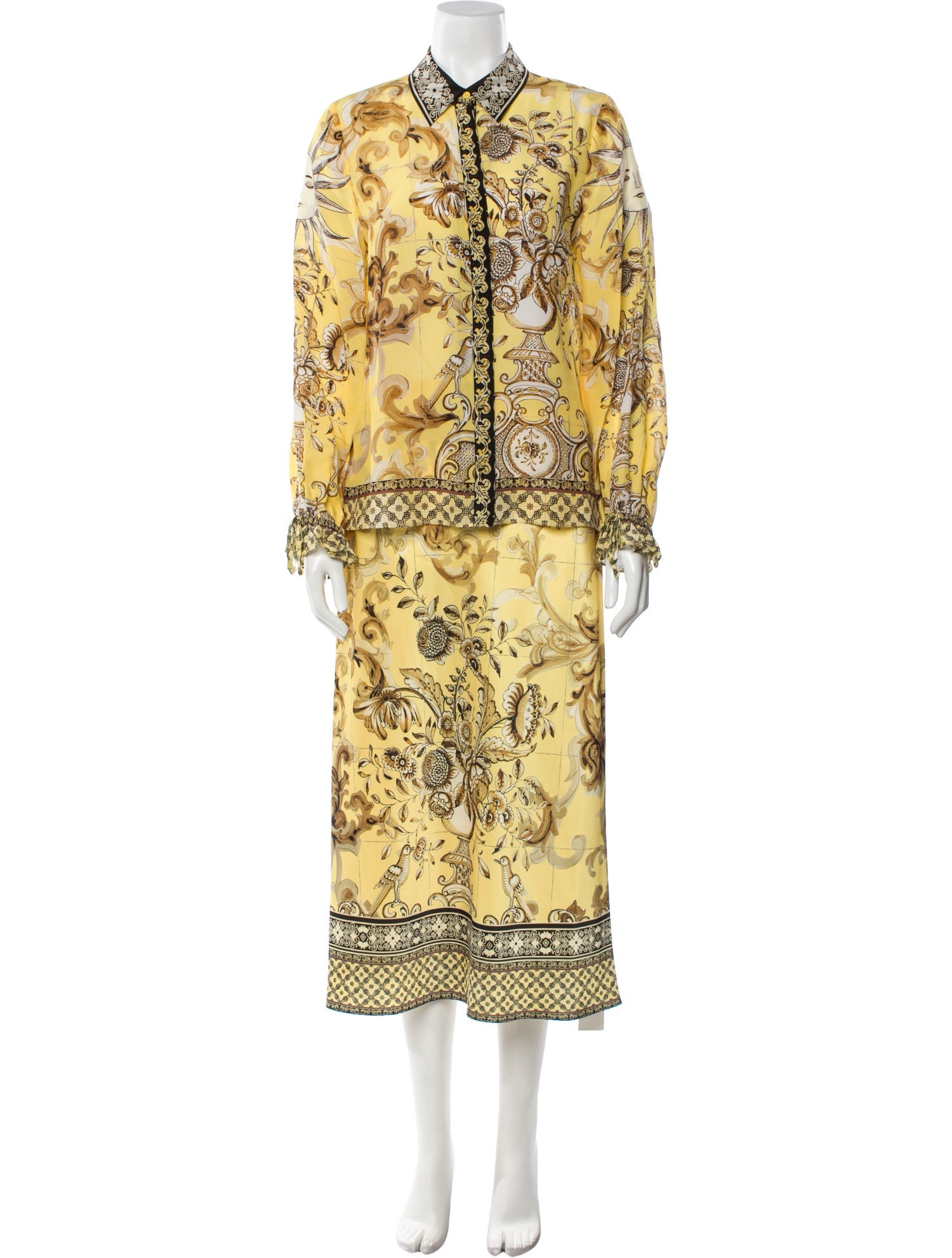 Alice + Olivia Printed Skirt Set w/ Tags