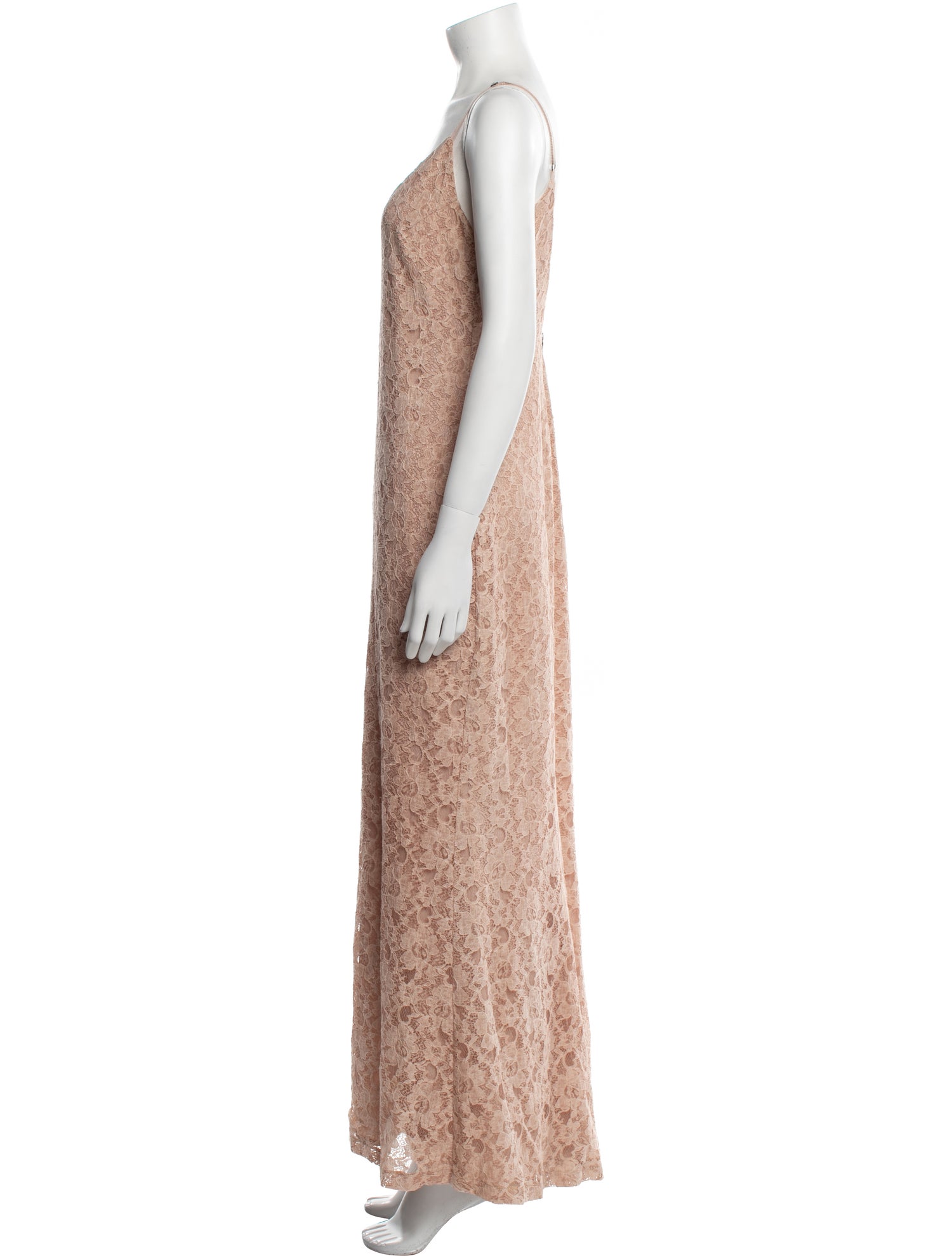 Alice + Olivia Lace Pattern Long Dress