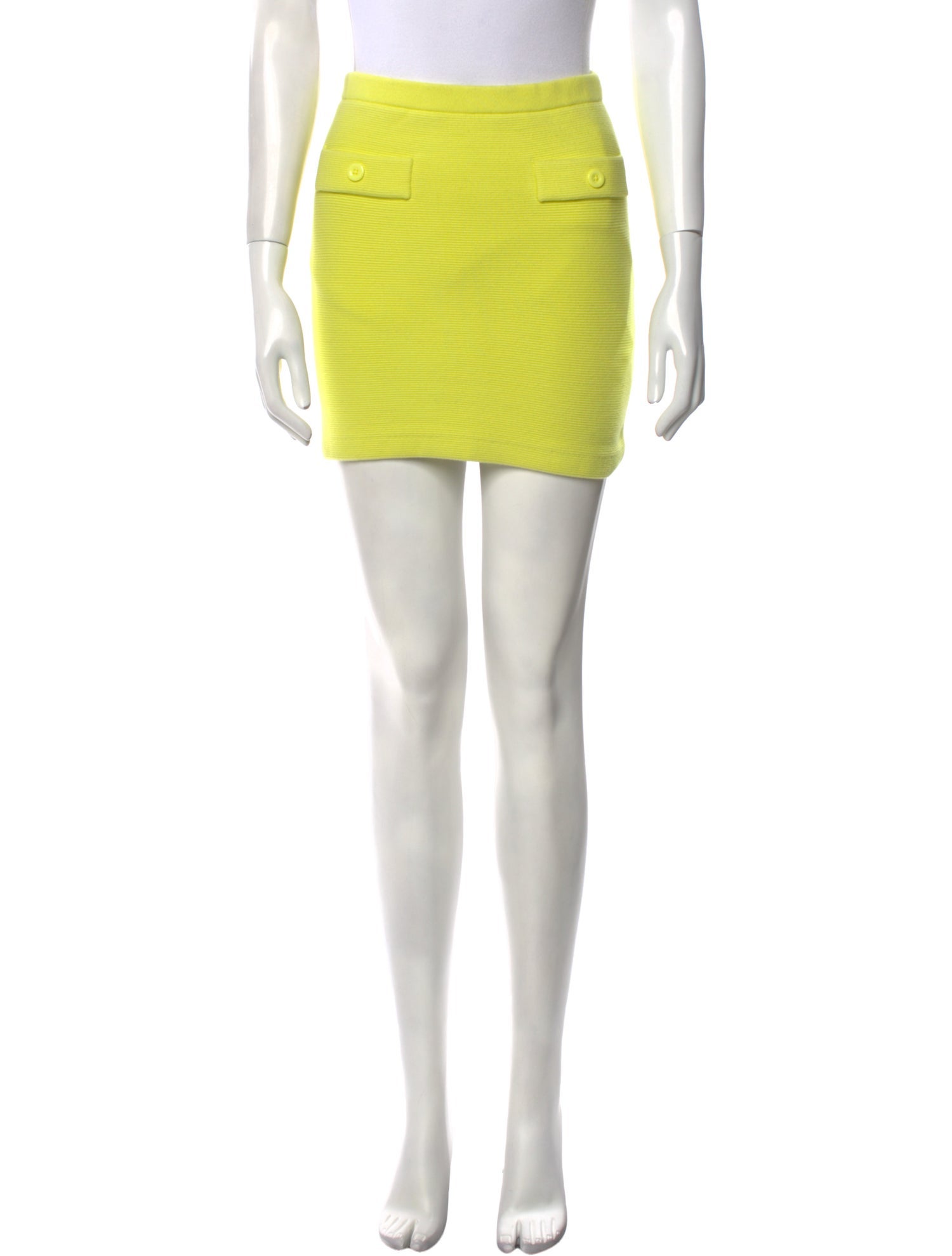 Alice + Olivia Scalloped Accent Mini Skirt