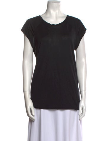 Alice + Olivia Tops Scoop Neck Short Sleeve T-Shirt XS