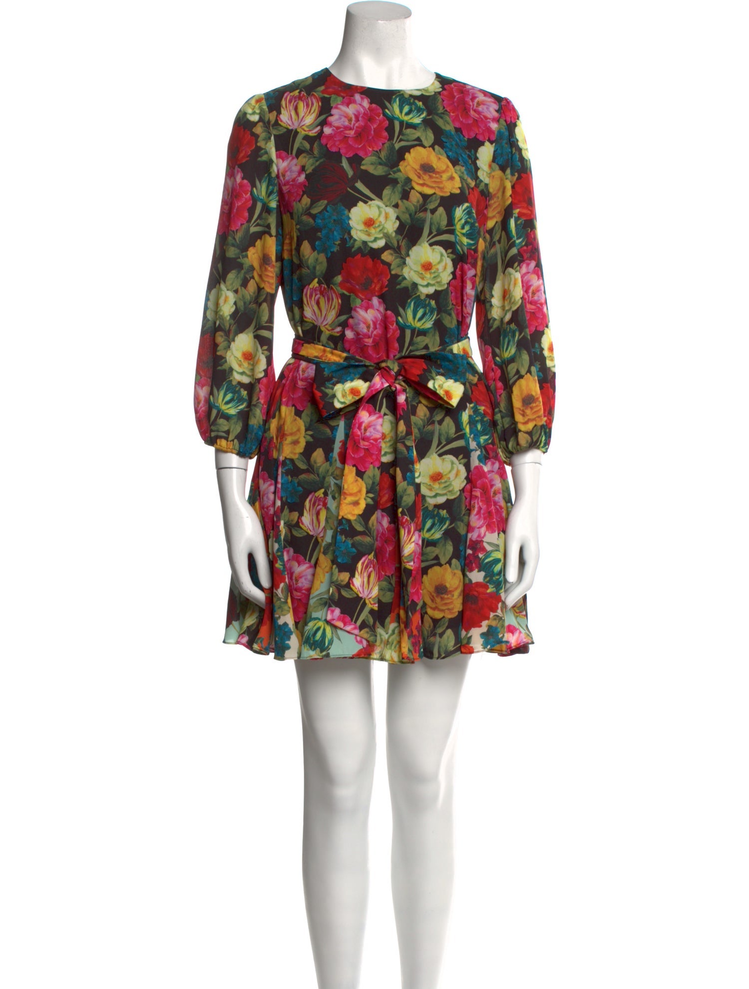 Alice + Olivia Floral Print Mini Dress