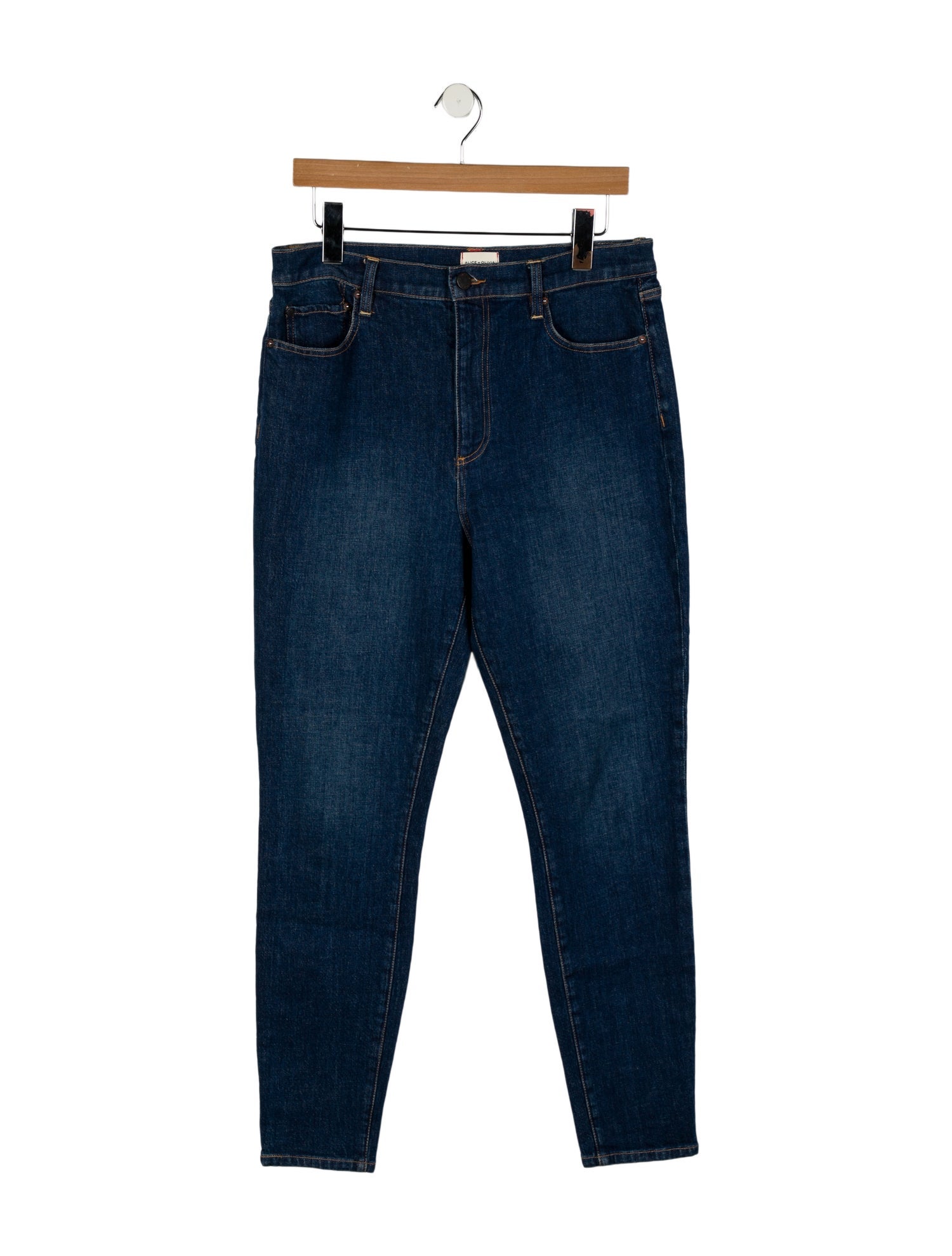 Alice + Olivia High-Rise Skinny Leg Jeans