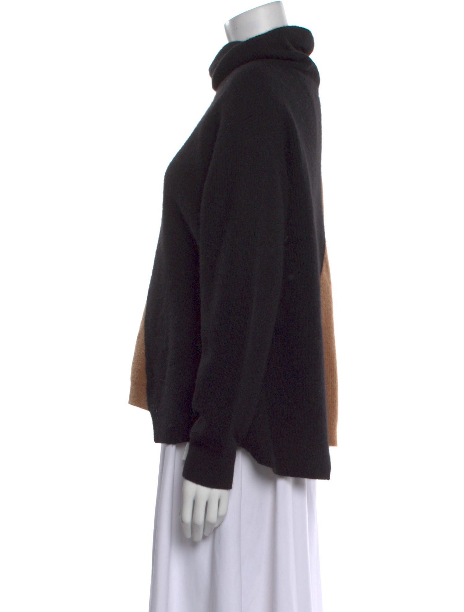 Alice + Olivia Cashmere Colorblock Pattern Sweater