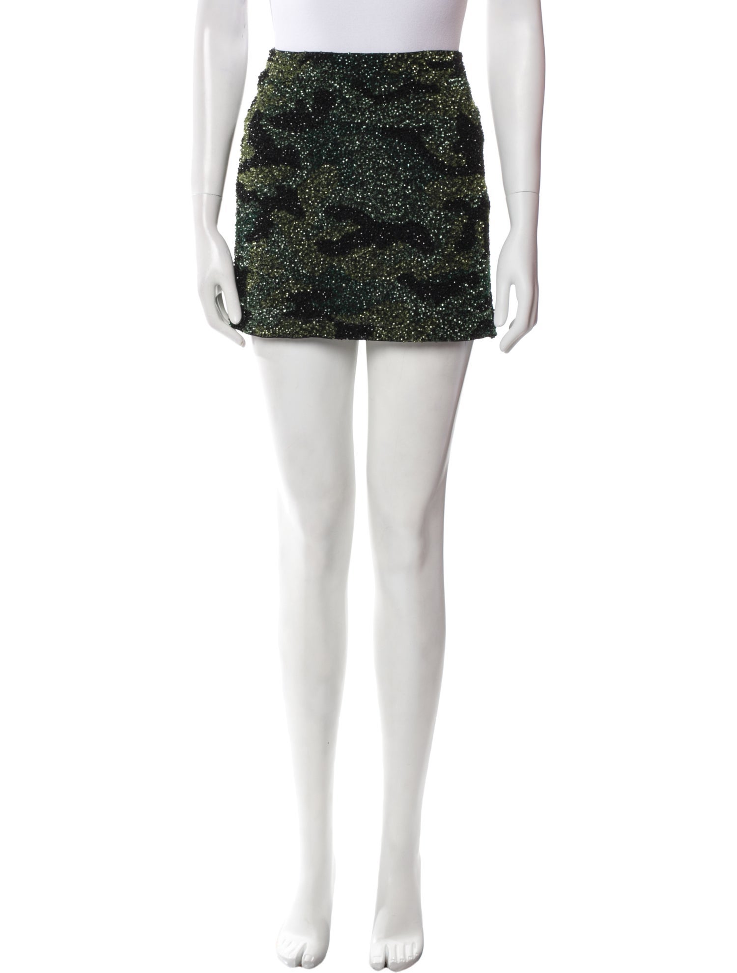 Alice + Olivia Sequin Embellishments Mini Skirt