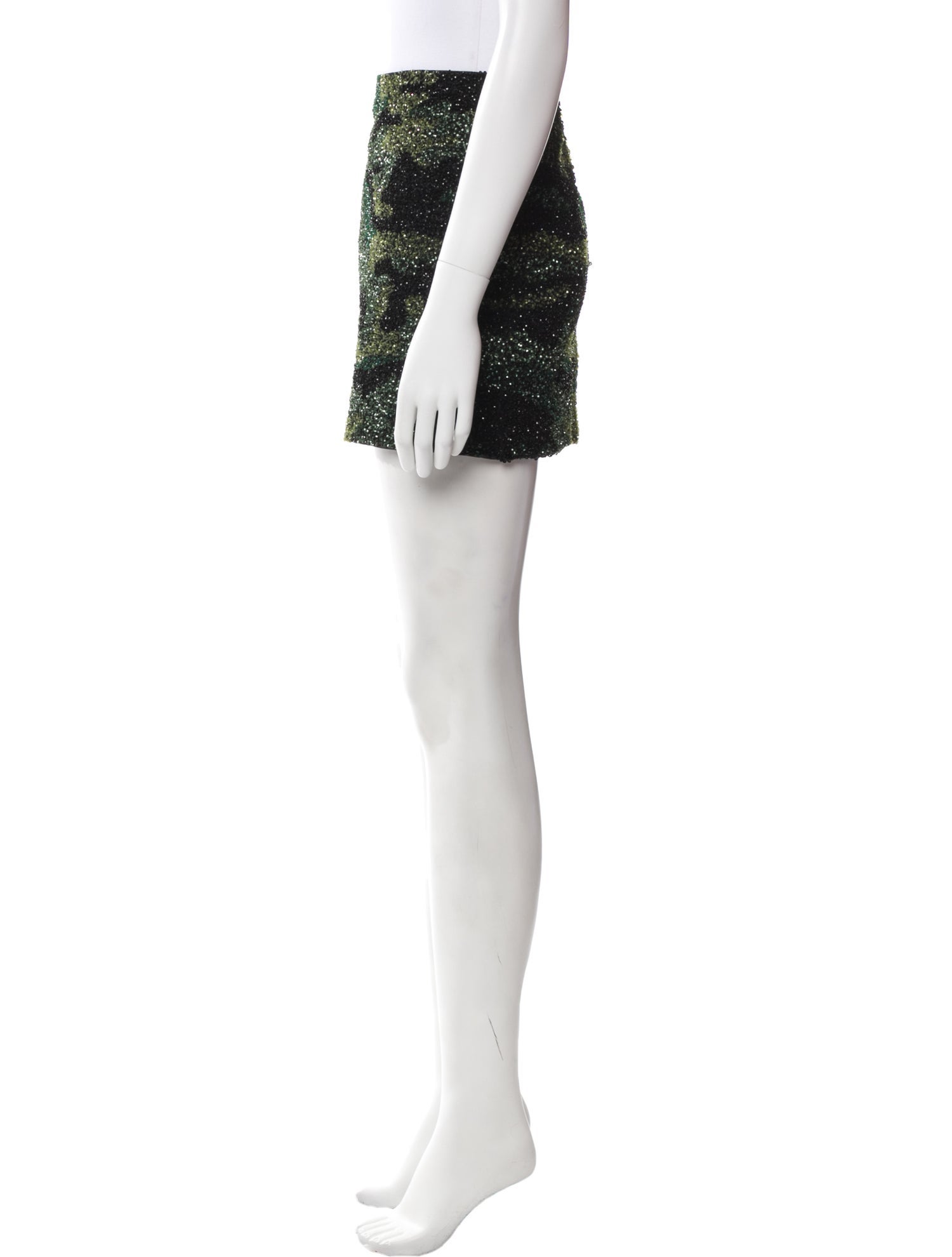 Alice + Olivia Sequin Embellishments Mini Skirt