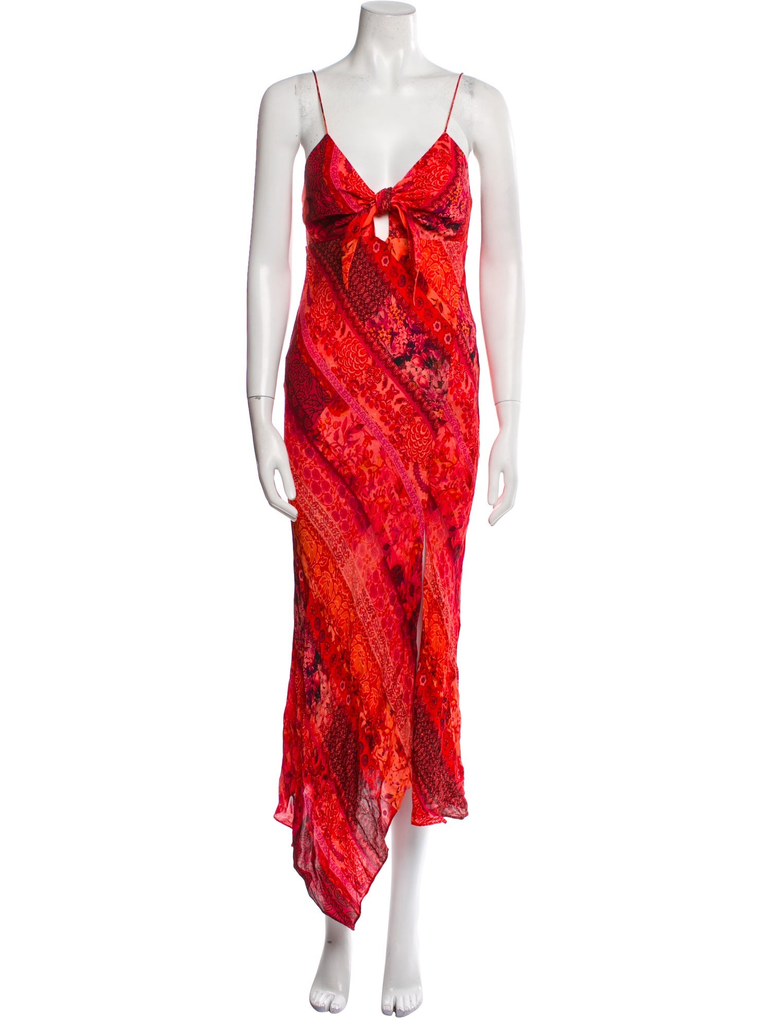 Alice + Olivia Printed Long Dress