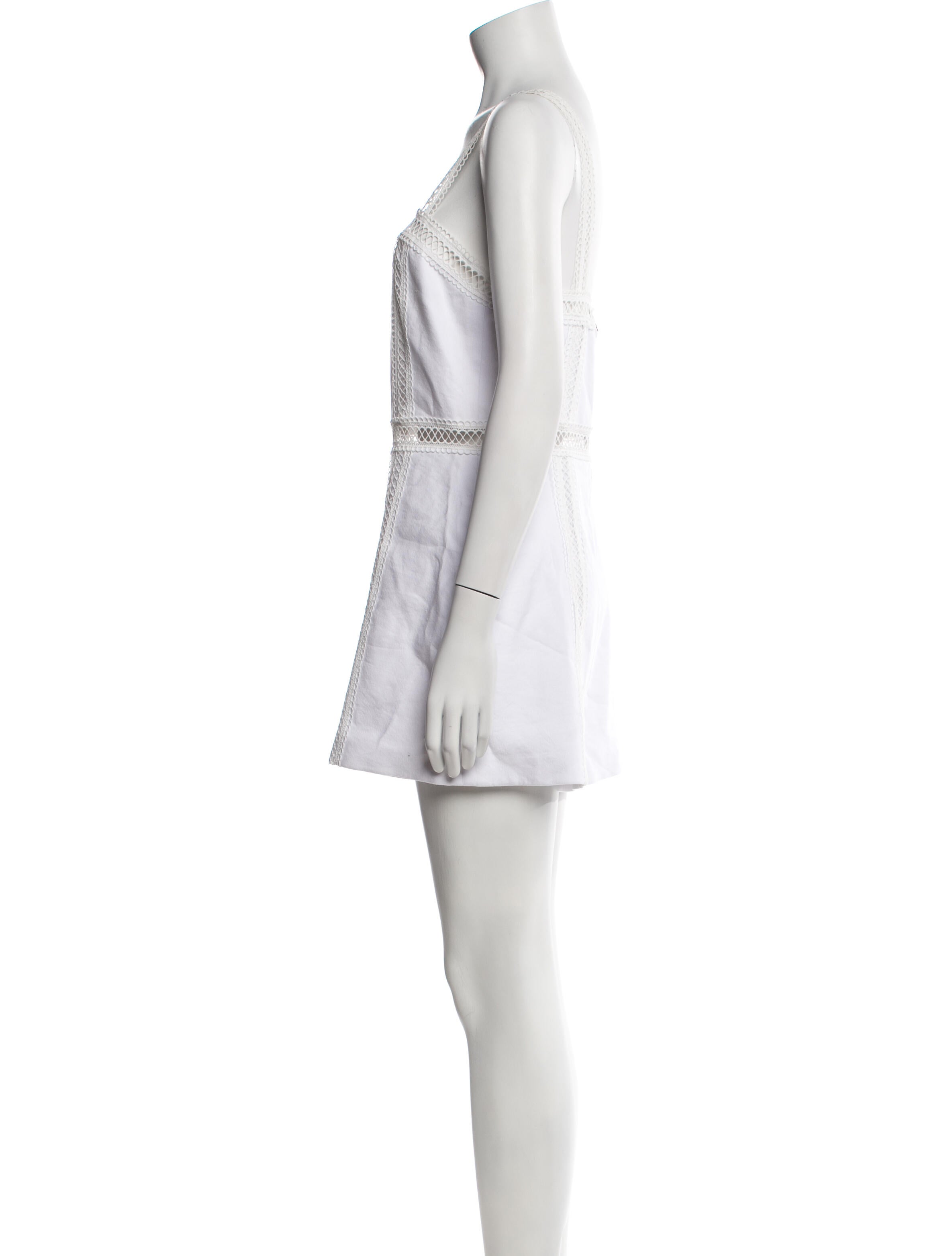 Alice + Olivia Square Neckline Romper