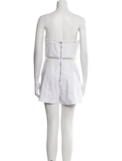 Alice + Olivia Square Neckline Romper