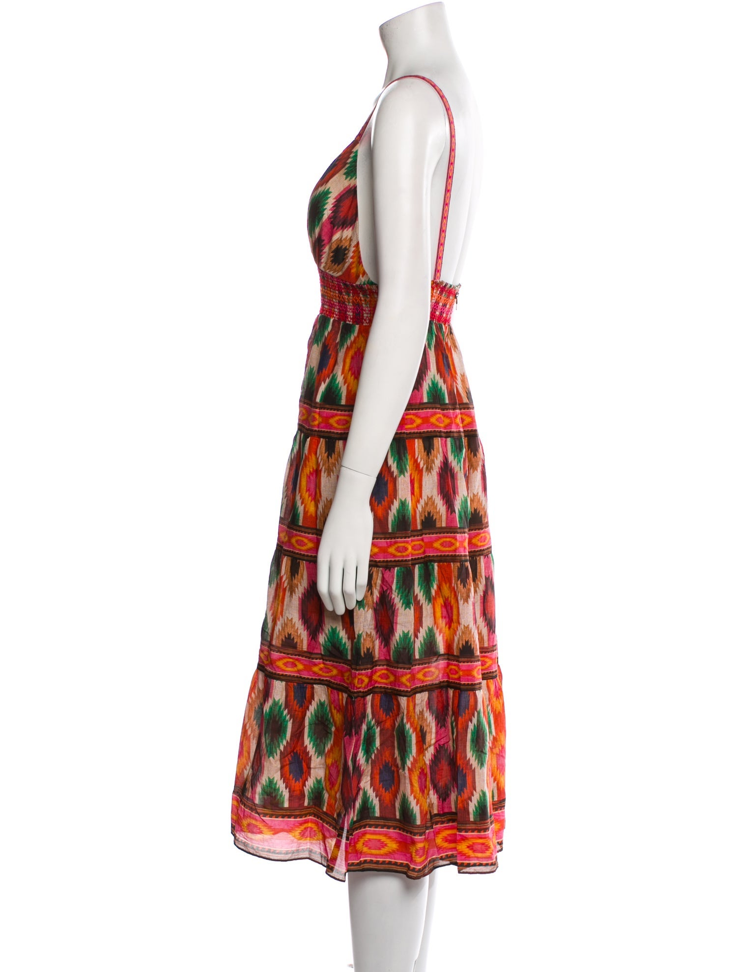 Alice + Olivia Printed Midi Length Dress