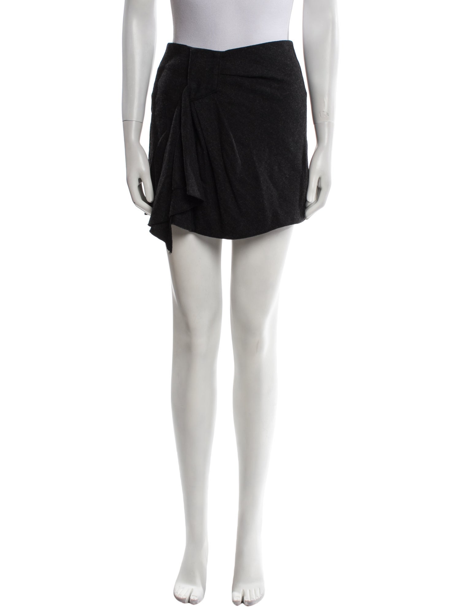 Alice + Olivia Wool Mini Skirt