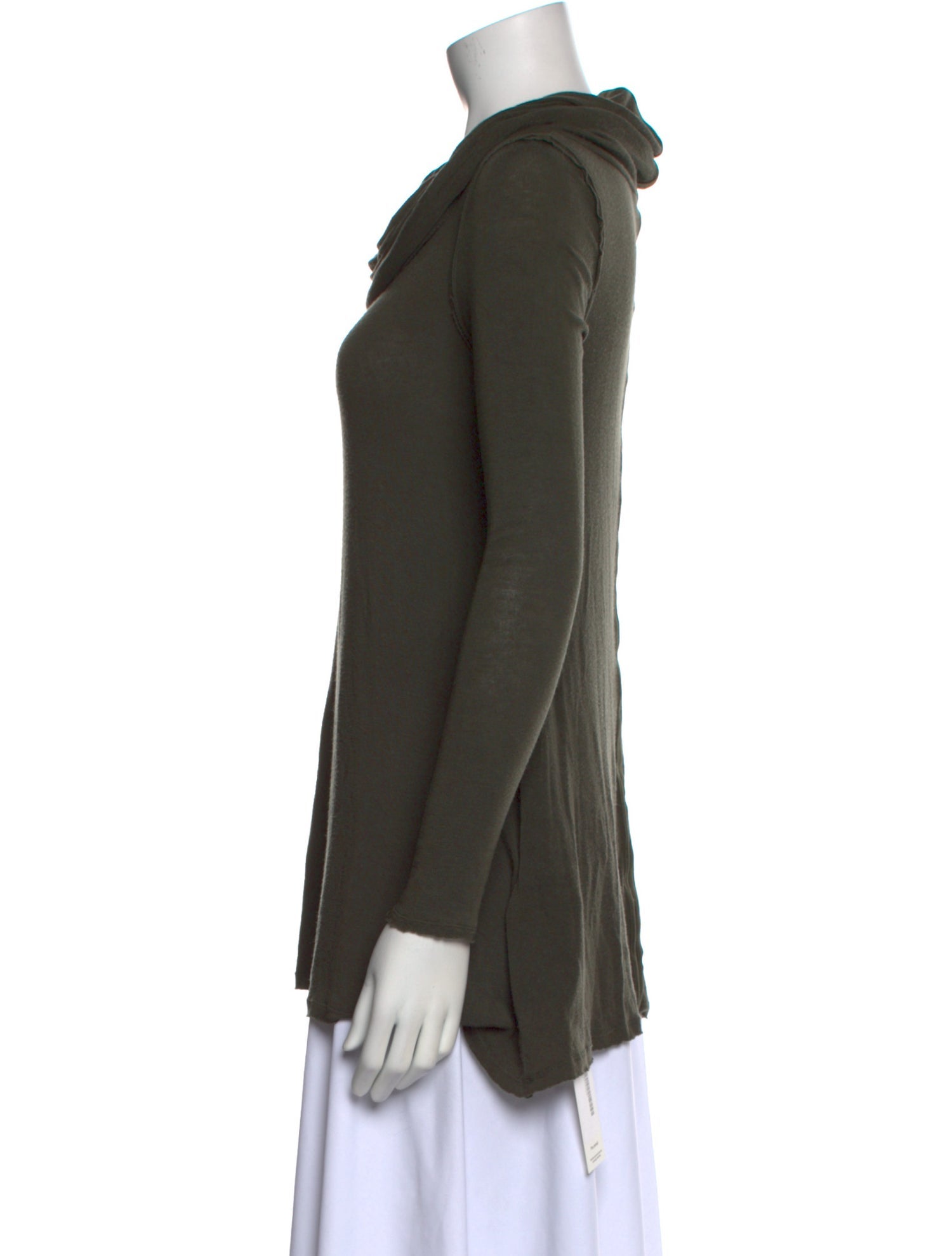 Alice + Olivia Cowl Neck Long Sleeve Top