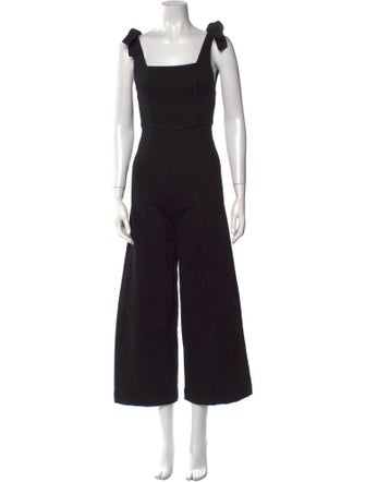 Alice + Olivia Square Neckline Jumpsuit