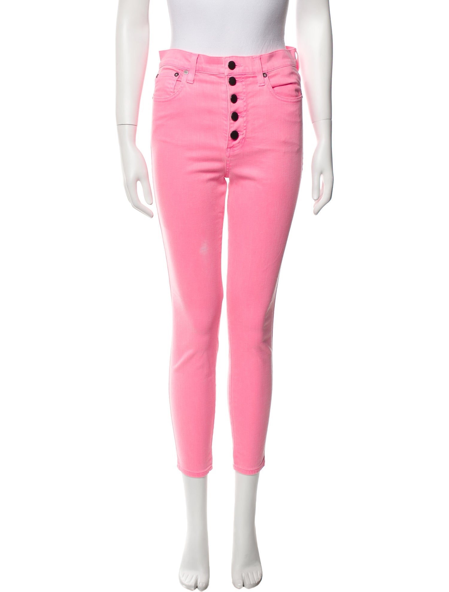 Alice + Olivia High-Rise Skinny Leg Jeans