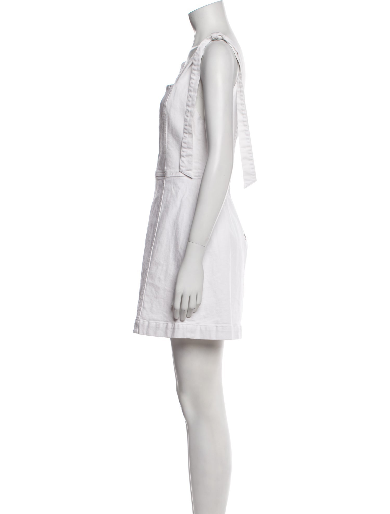 Alice + Olivia Square Neckline Mini Dress