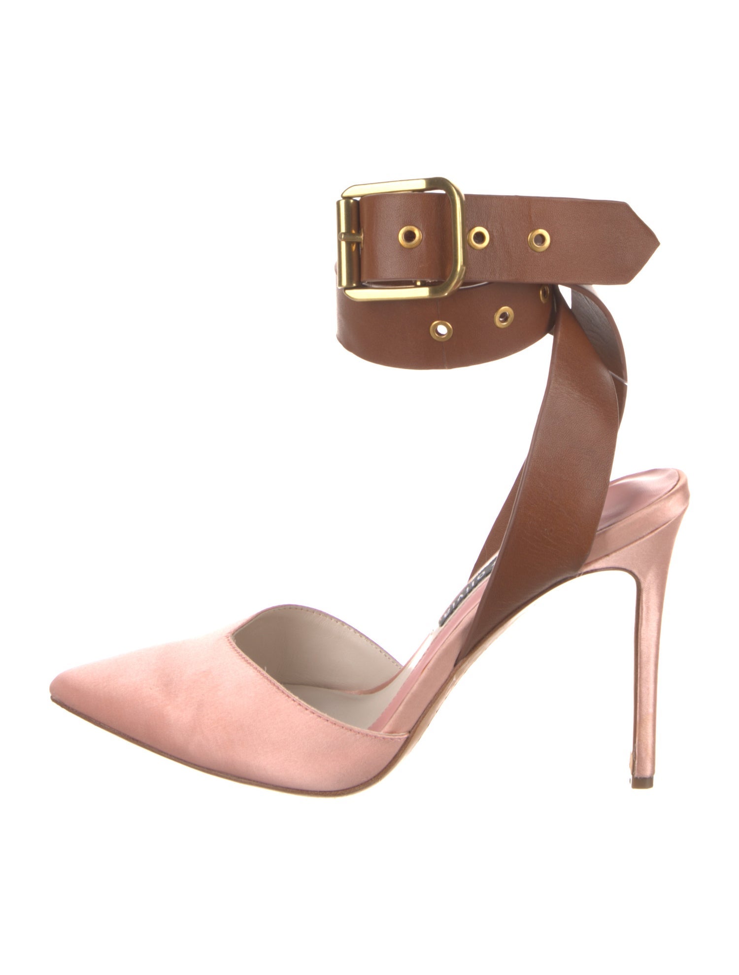 Alice + Olivia Satin D'Orsay Pumps