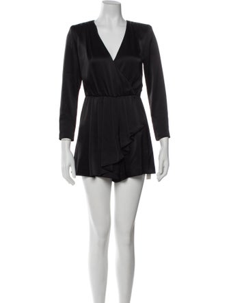 Alice + Olivia V-Neck Romper