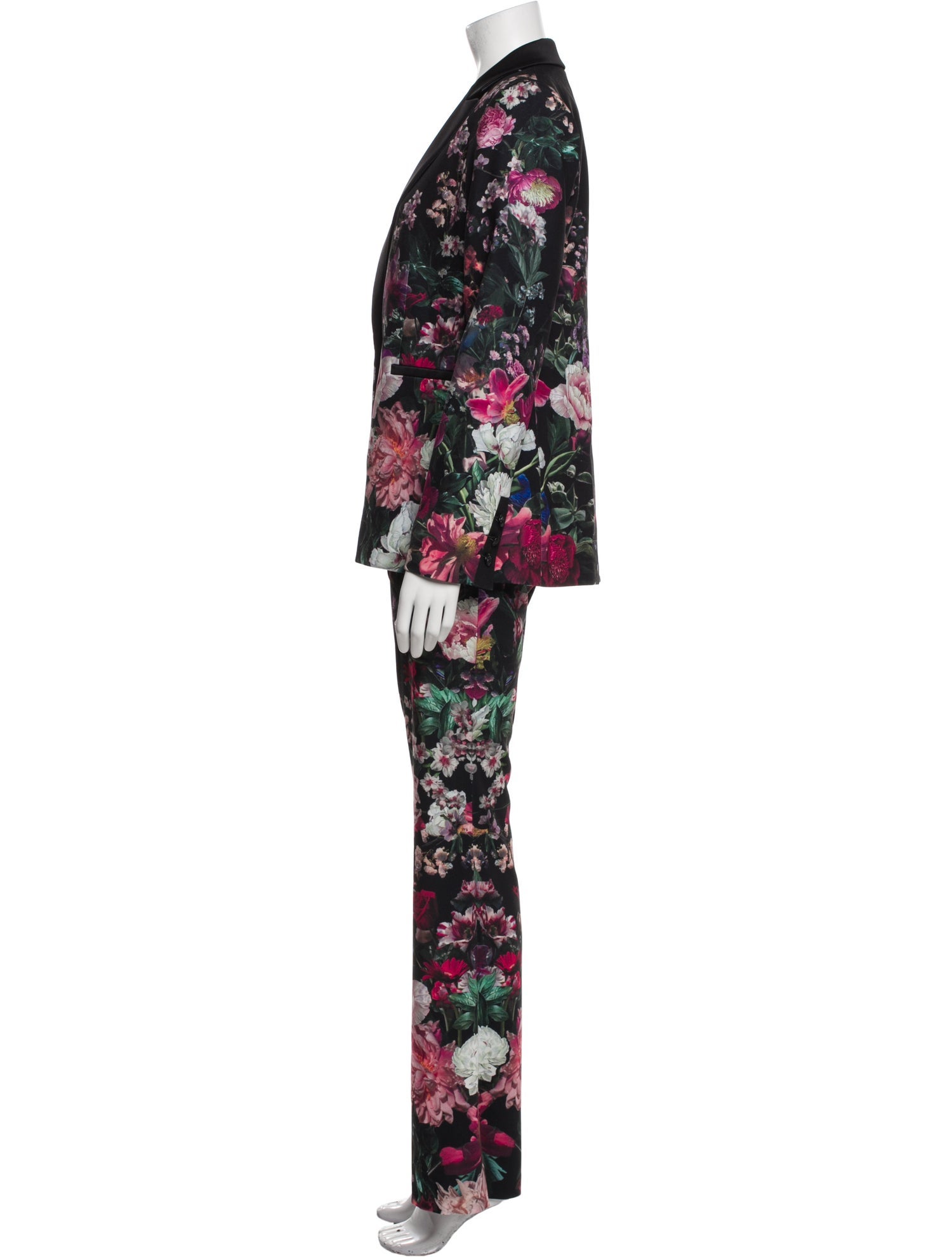 Alice + Olivia Floral Print Pantsuit w/ Tags