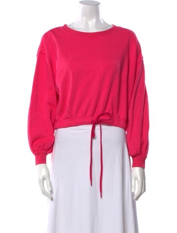 Alice + Olivia Tops Bateau Neckline Long Sleeve Sweatshirt S