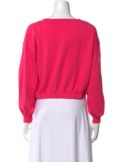 Alice + Olivia Bateau Neckline Long Sleeve Sweatshirt