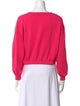 Alice + Olivia Bateau Neckline Long Sleeve Sweatshirt