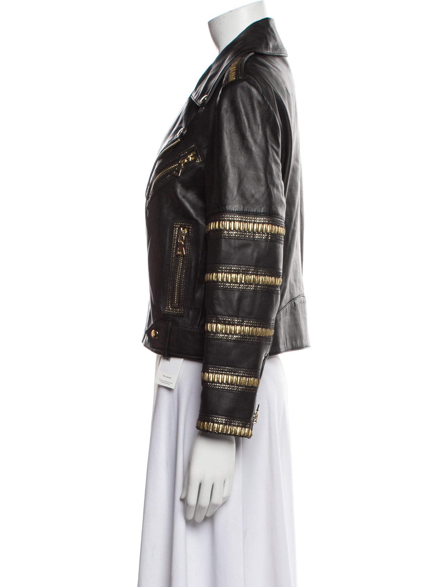 Alice + Olivia Leather Biker Jacket