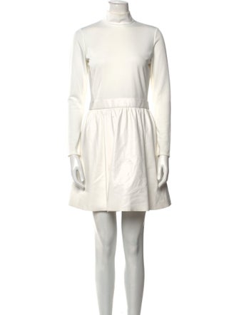 Alice + Olivia Faux Leather Mini Dress