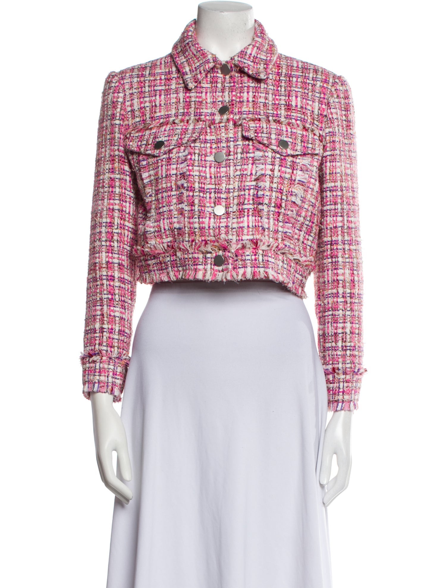 Alice + Olivia Tweed Pattern Bolero w/ Tags