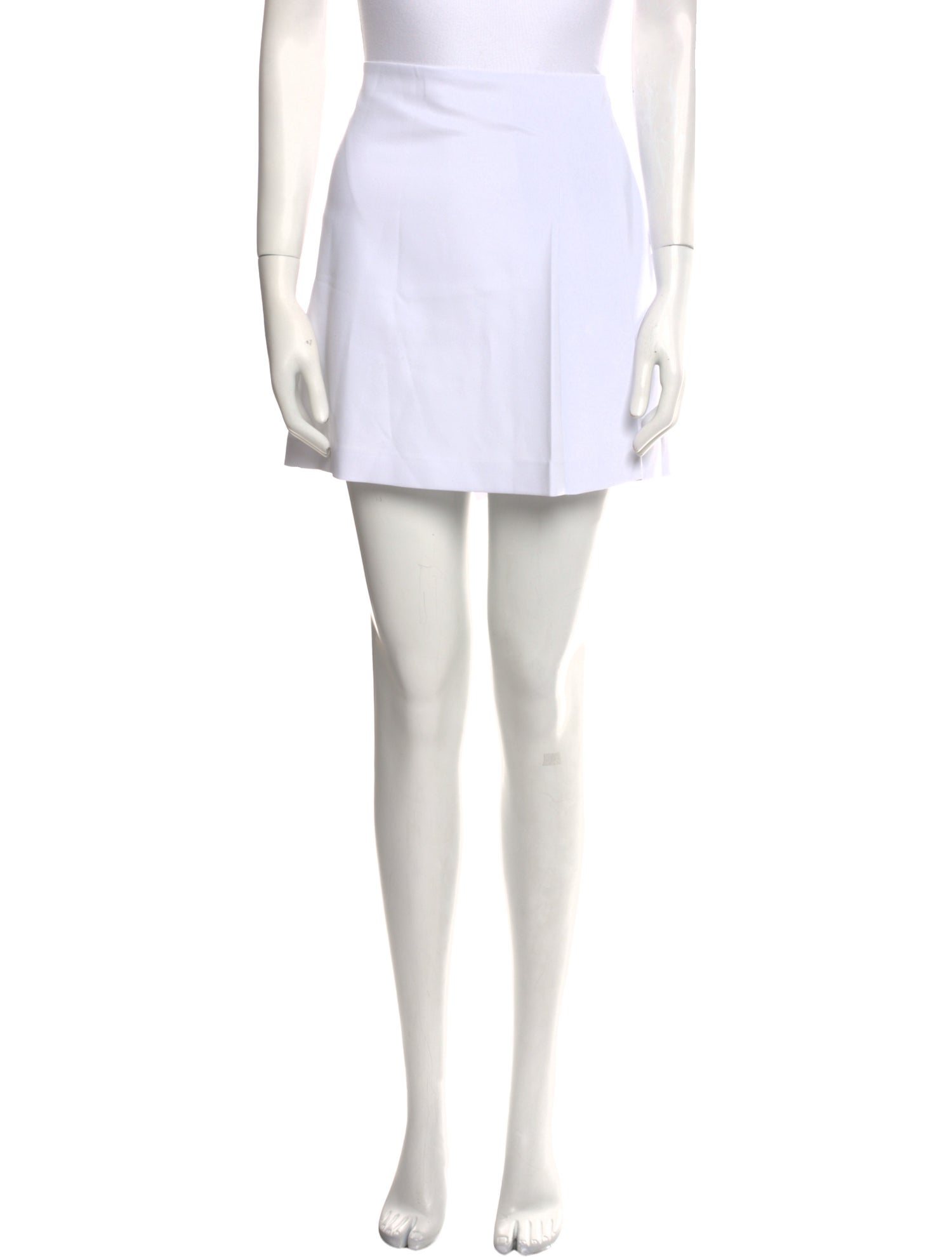 Alice + Olivia Pleated Accents Mini Skirt