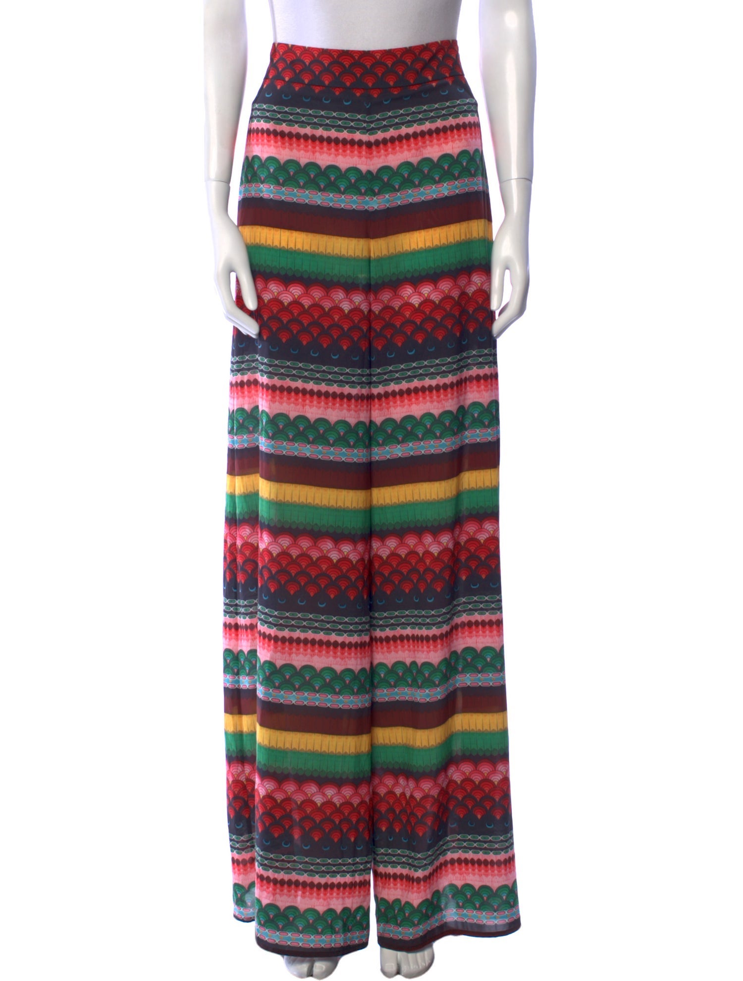 Alice + Olivia Printed Wide Leg Pants w/ Tags