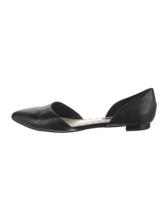 Alice + Olivia Leather D'Orsay Flats