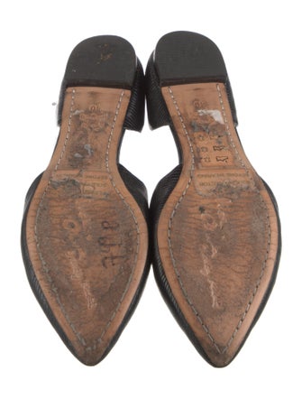 Alice + Olivia Leather D'Orsay Flats