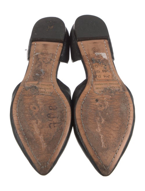 Alice + Olivia Leather D'Orsay Flats