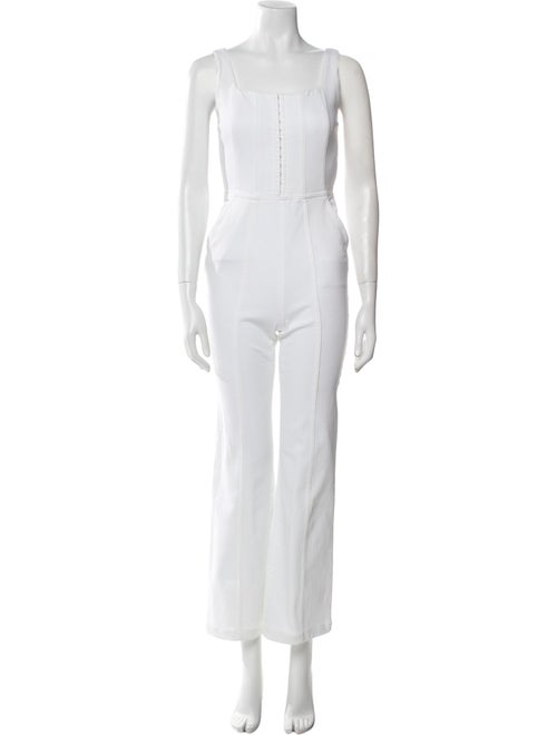 Alice + Olivia Square Neckline Jumpsuit