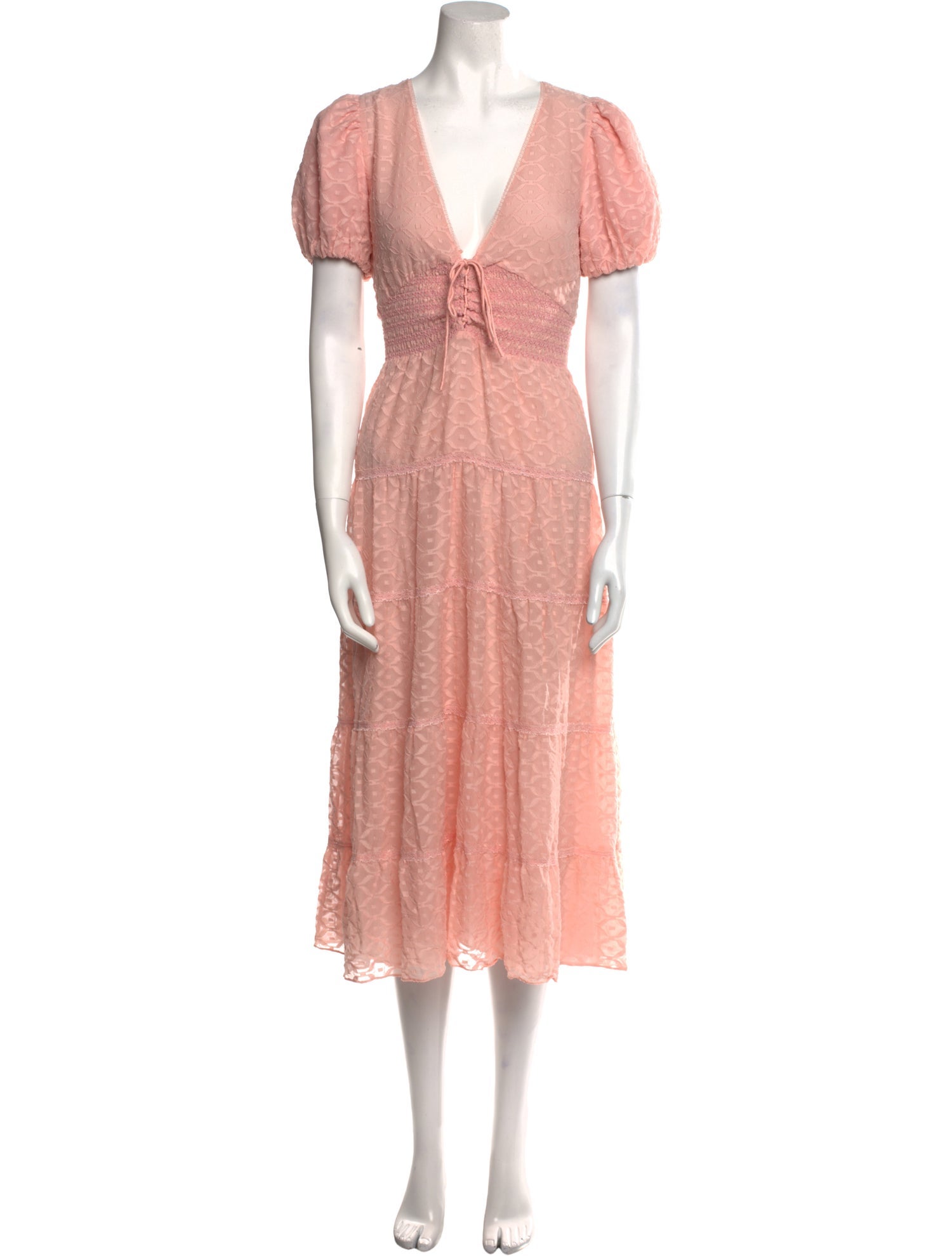 Alice + Olivia Silk Midi Length Dress