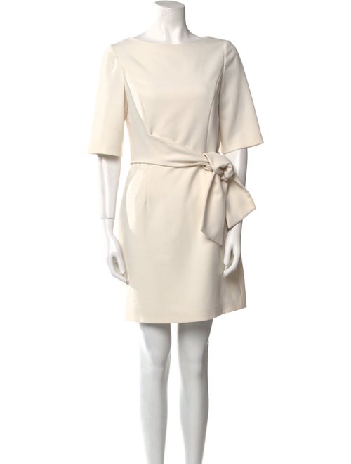 Alice + Olivia Bateau Neckline Mini Dress