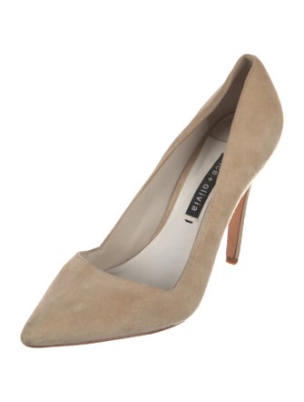 Alice + Olivia Suede Pumps