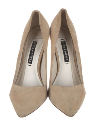 Alice + Olivia Suede Pumps