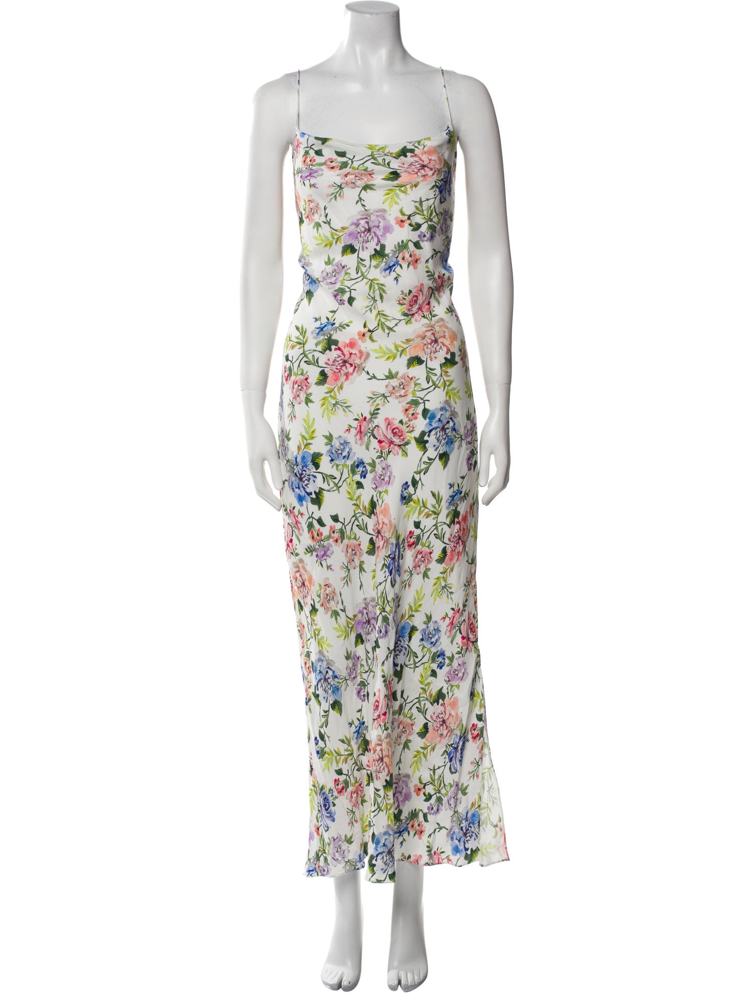 Alice + Olivia Floral Print Long Dress