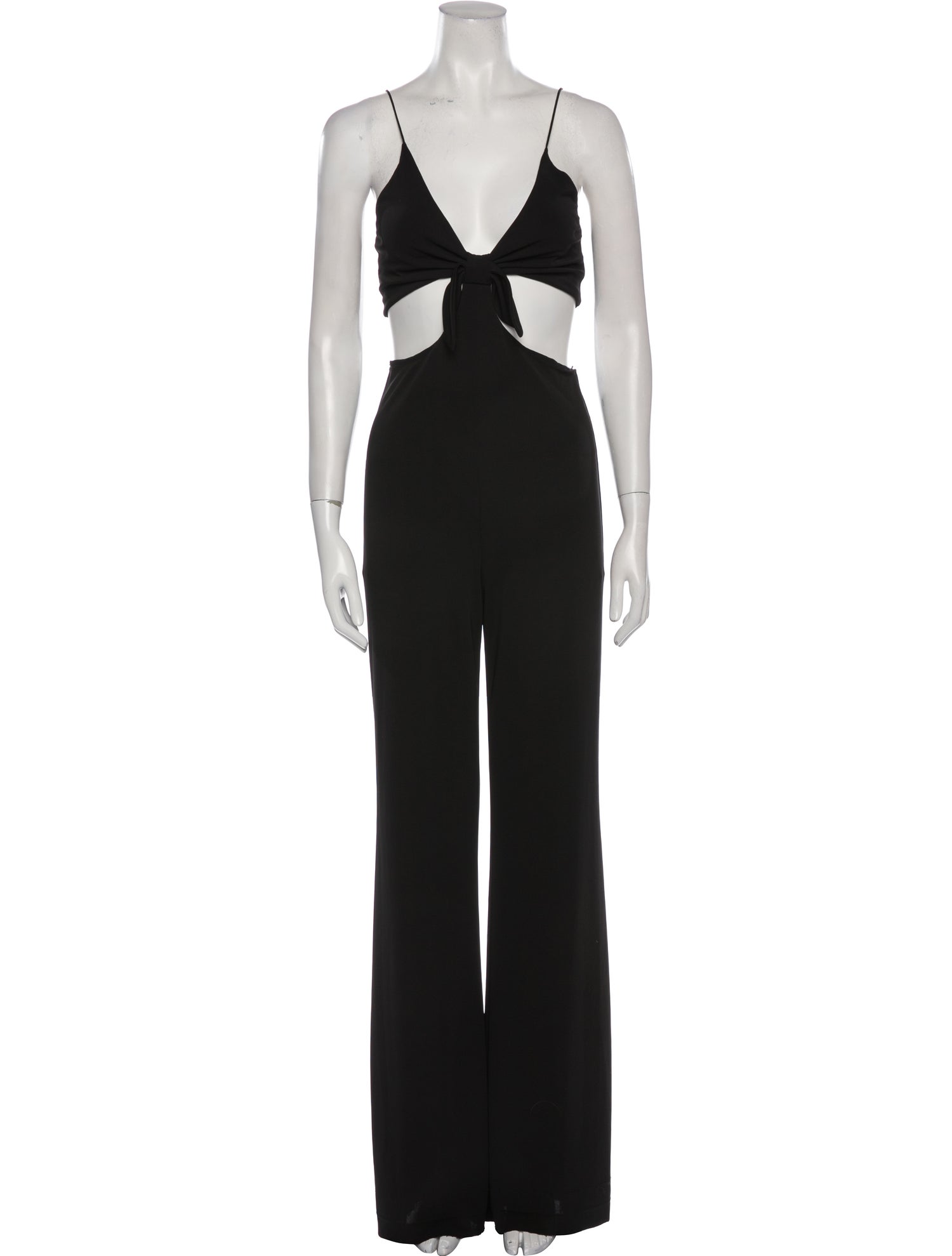 Alice + Olivia Plunge Neckline Jumpsuit