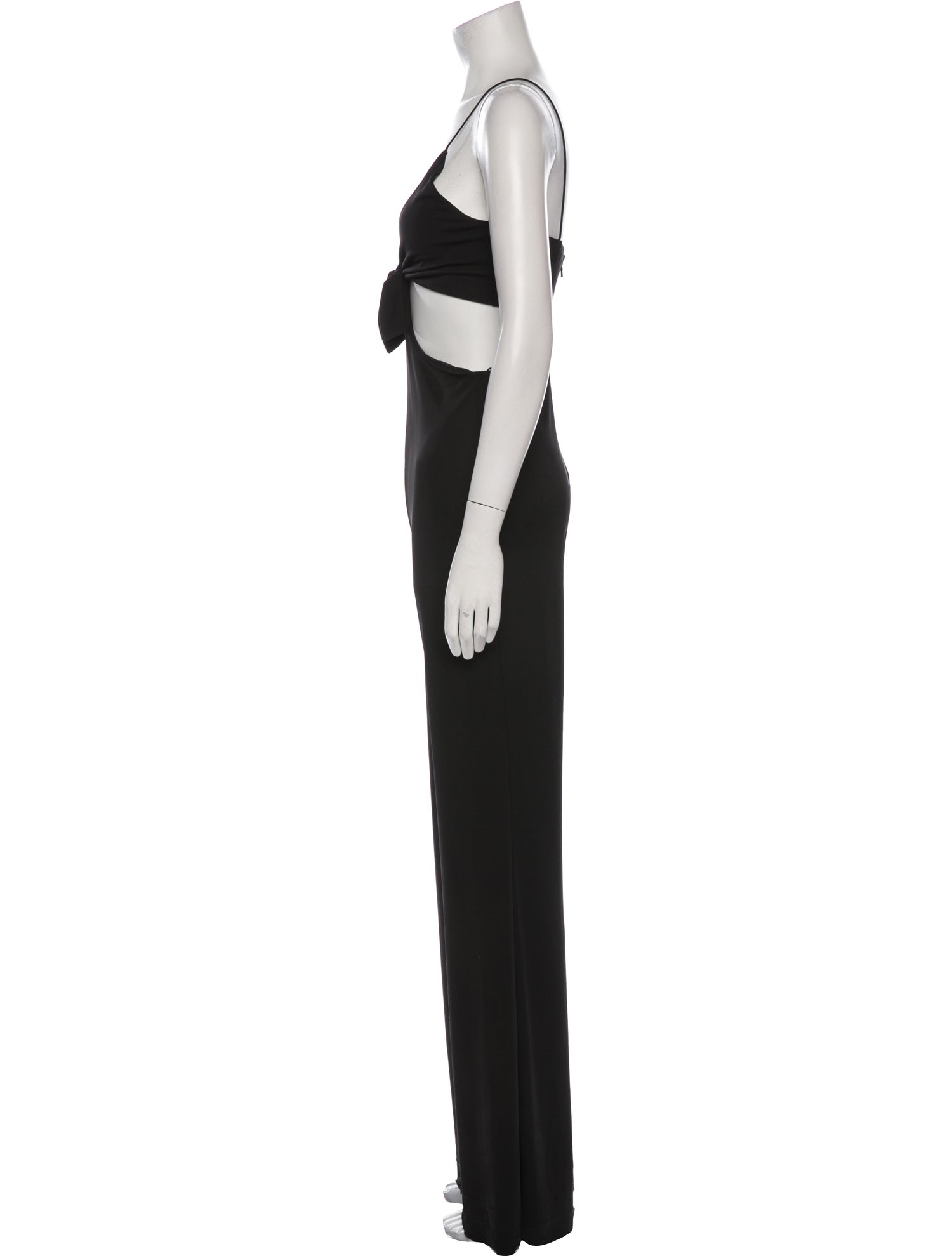 Alice + Olivia Plunge Neckline Jumpsuit