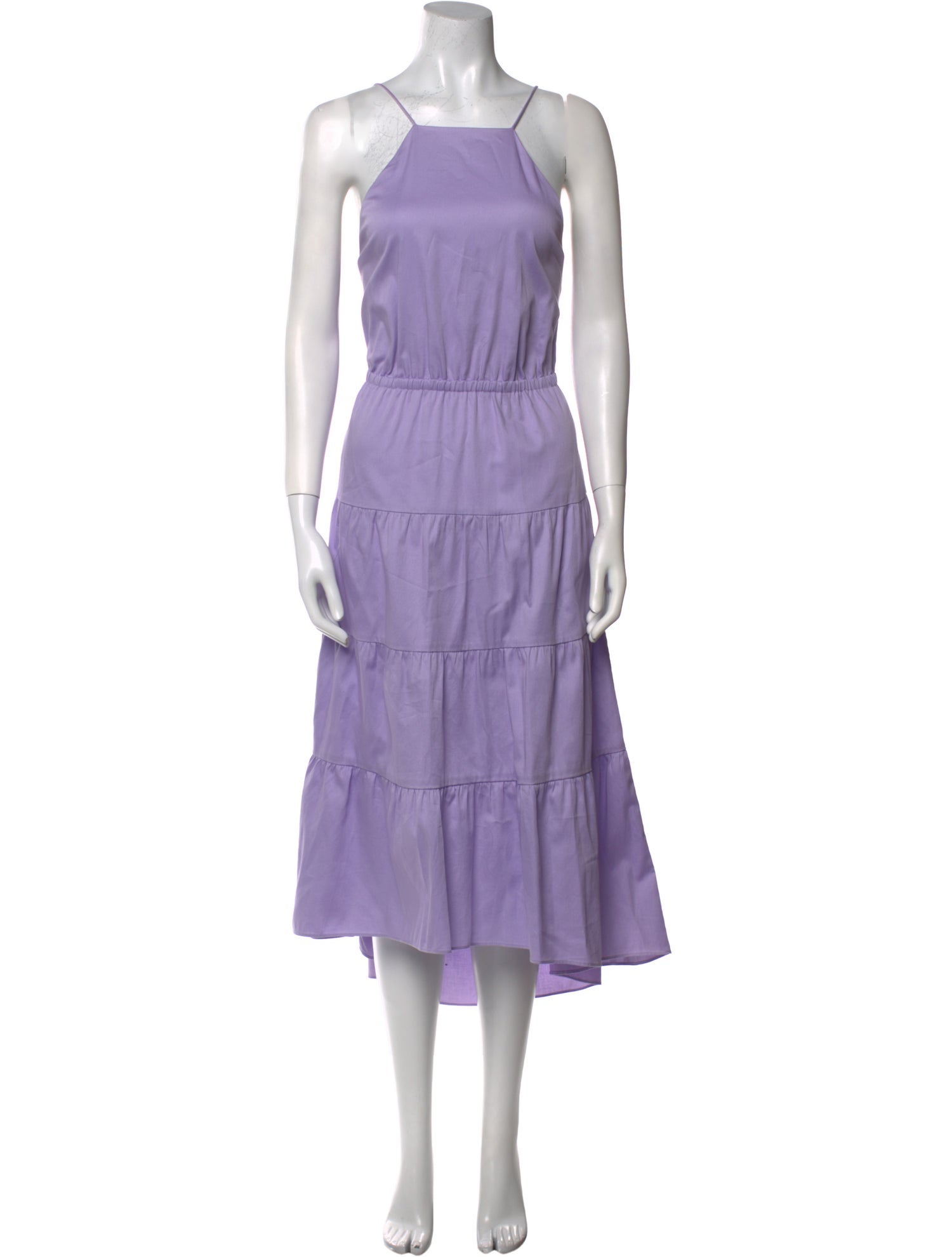 Alice + Olivia Square Neckline Midi Length Dress