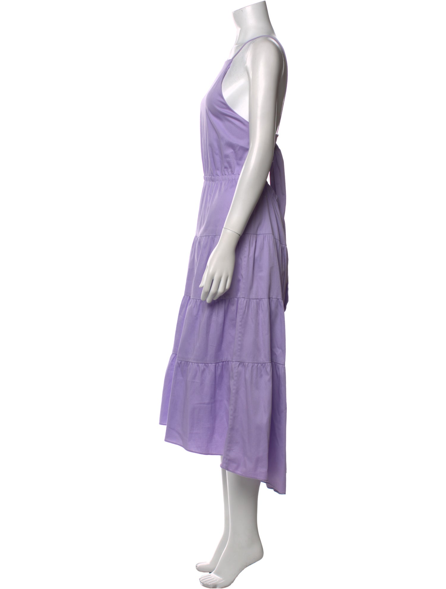 Alice + Olivia Square Neckline Midi Length Dress