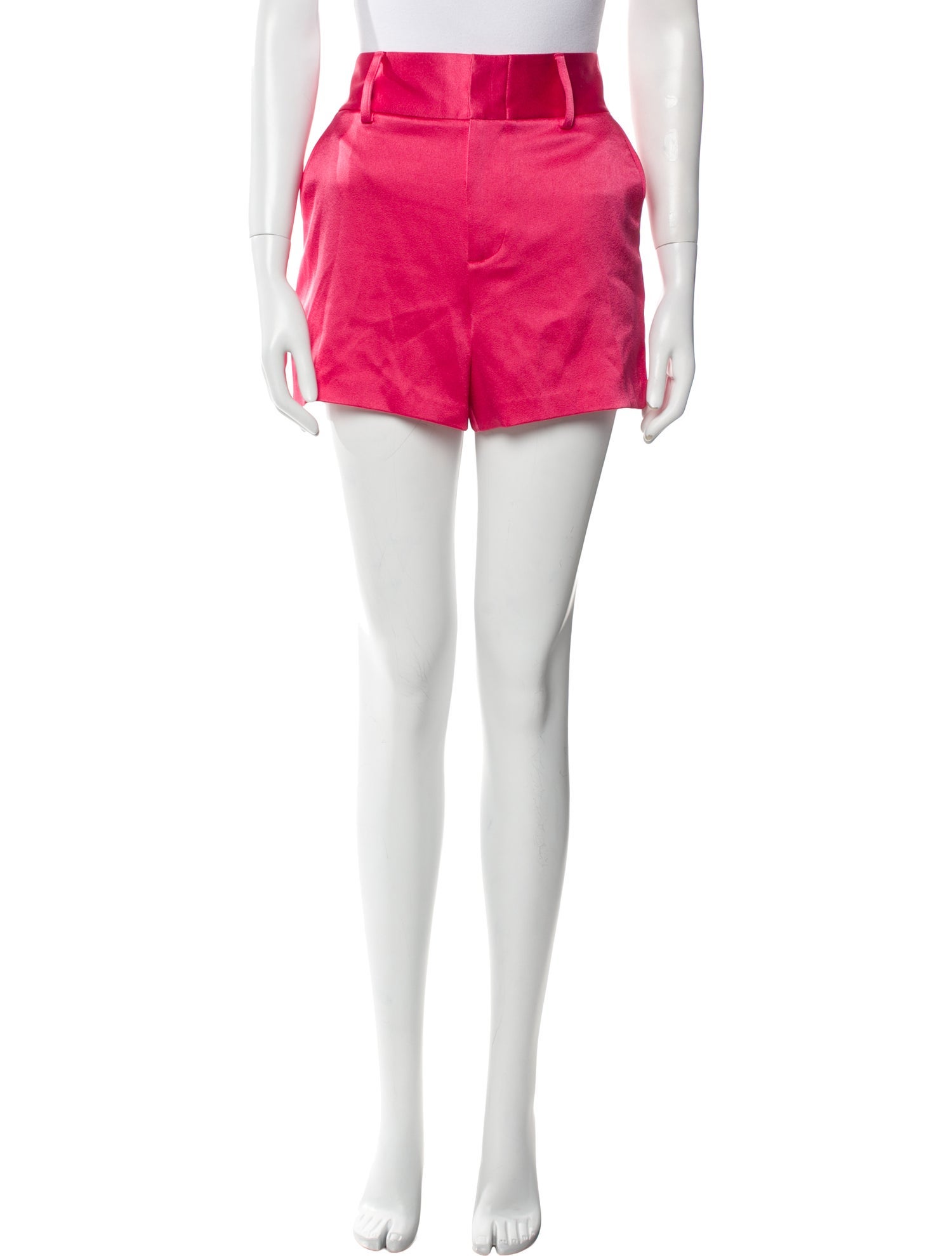 Alice + Olivia Silk Mini Shorts