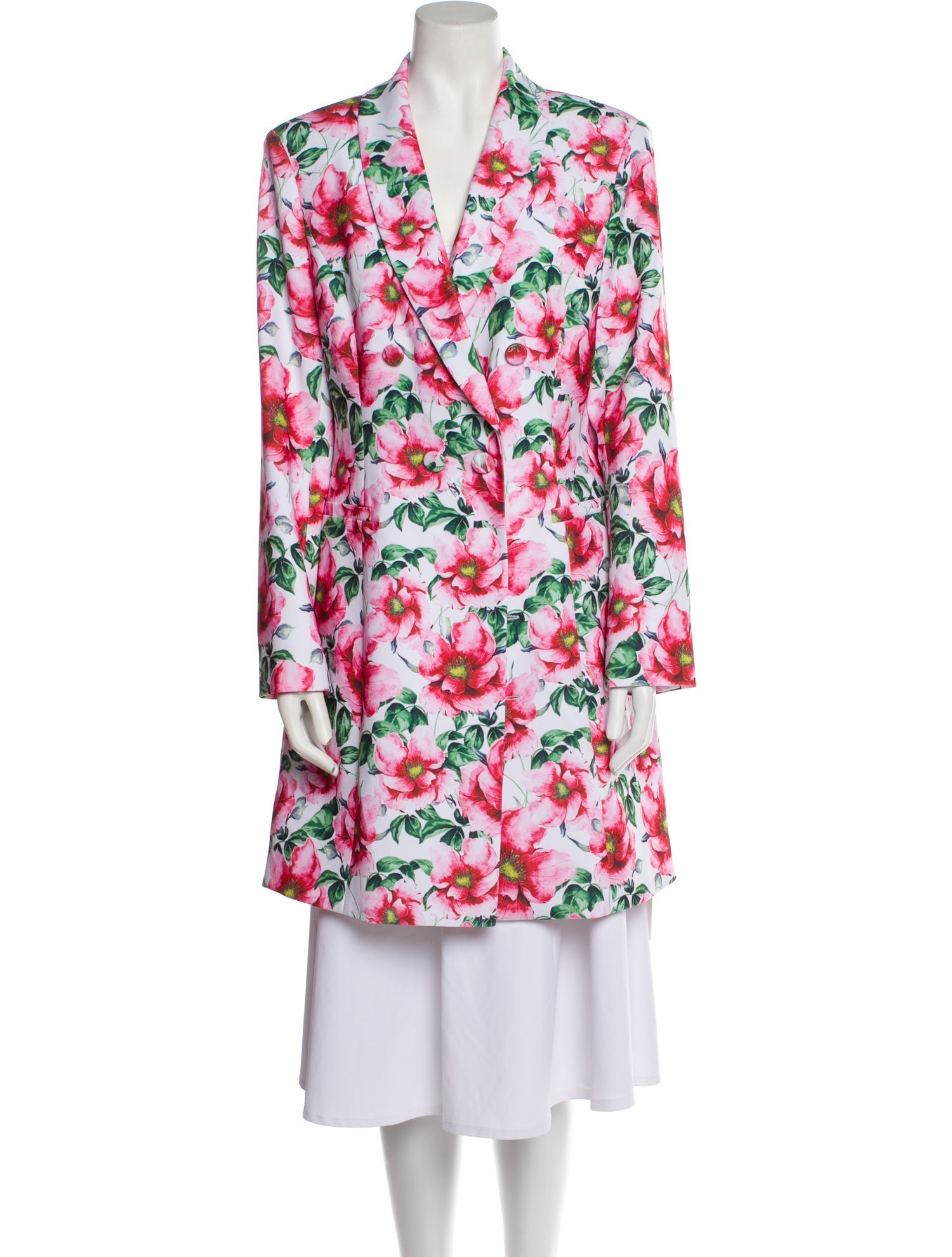 Alice + Olivia Floral Print Coat