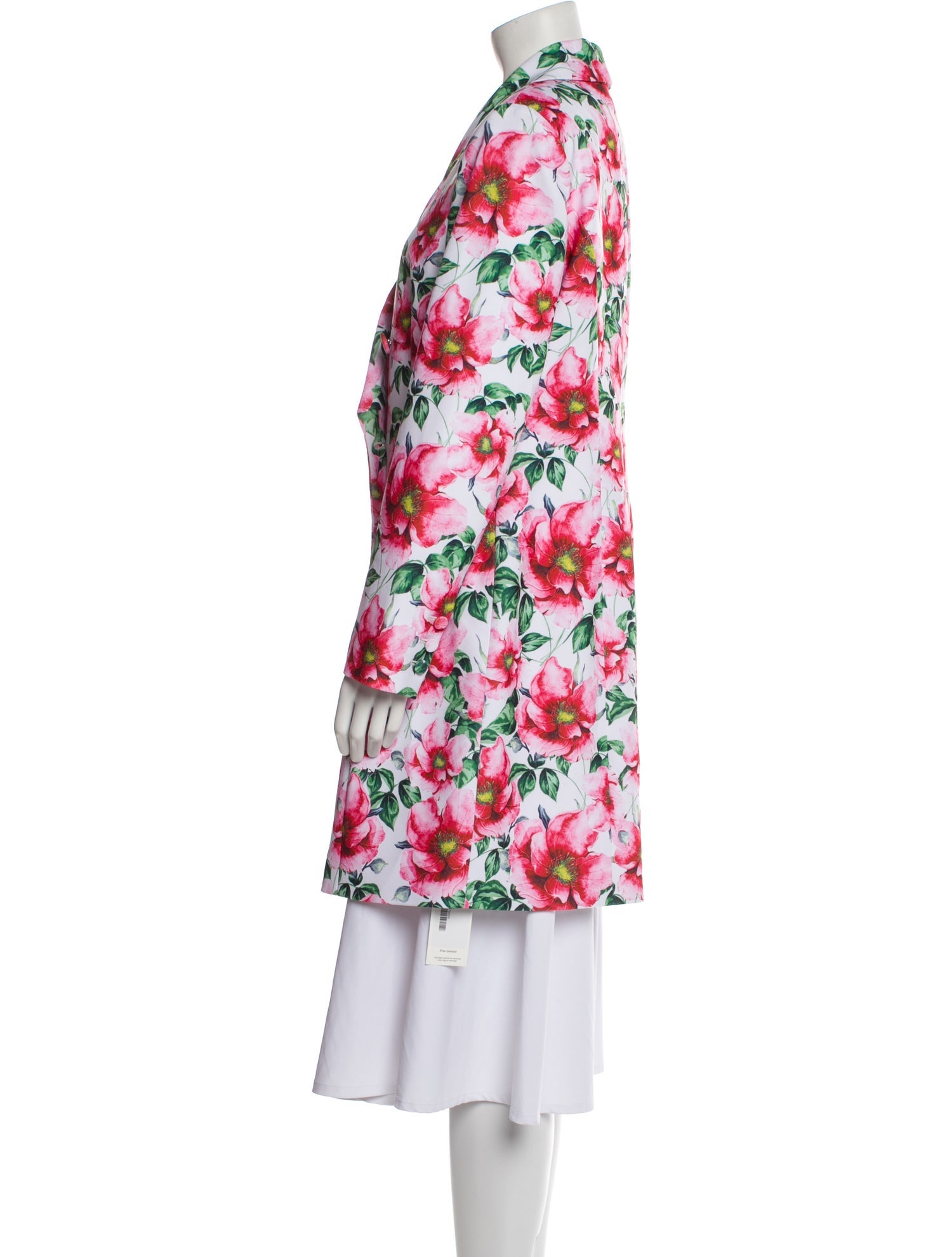 Alice + Olivia Floral Print Coat