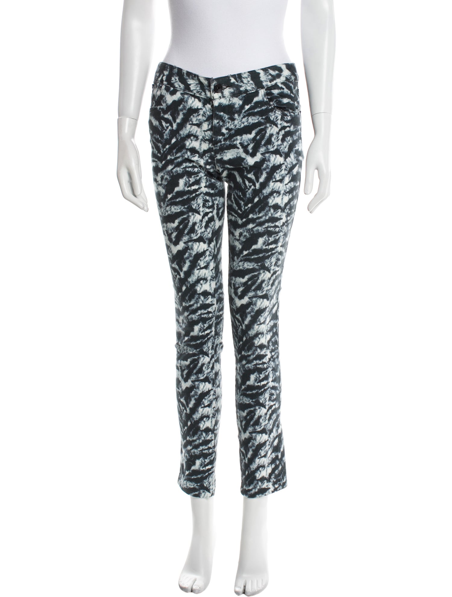Alice + Olivia Printed Straight Leg Pants