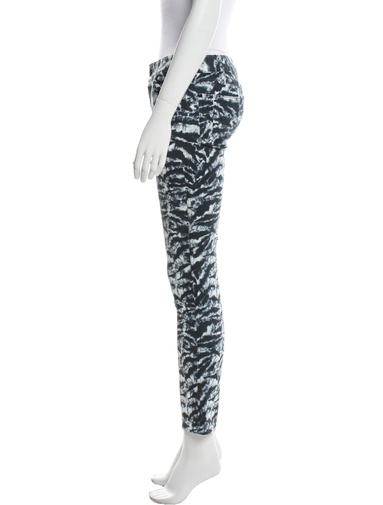 Alice + Olivia Printed Straight Leg Pants