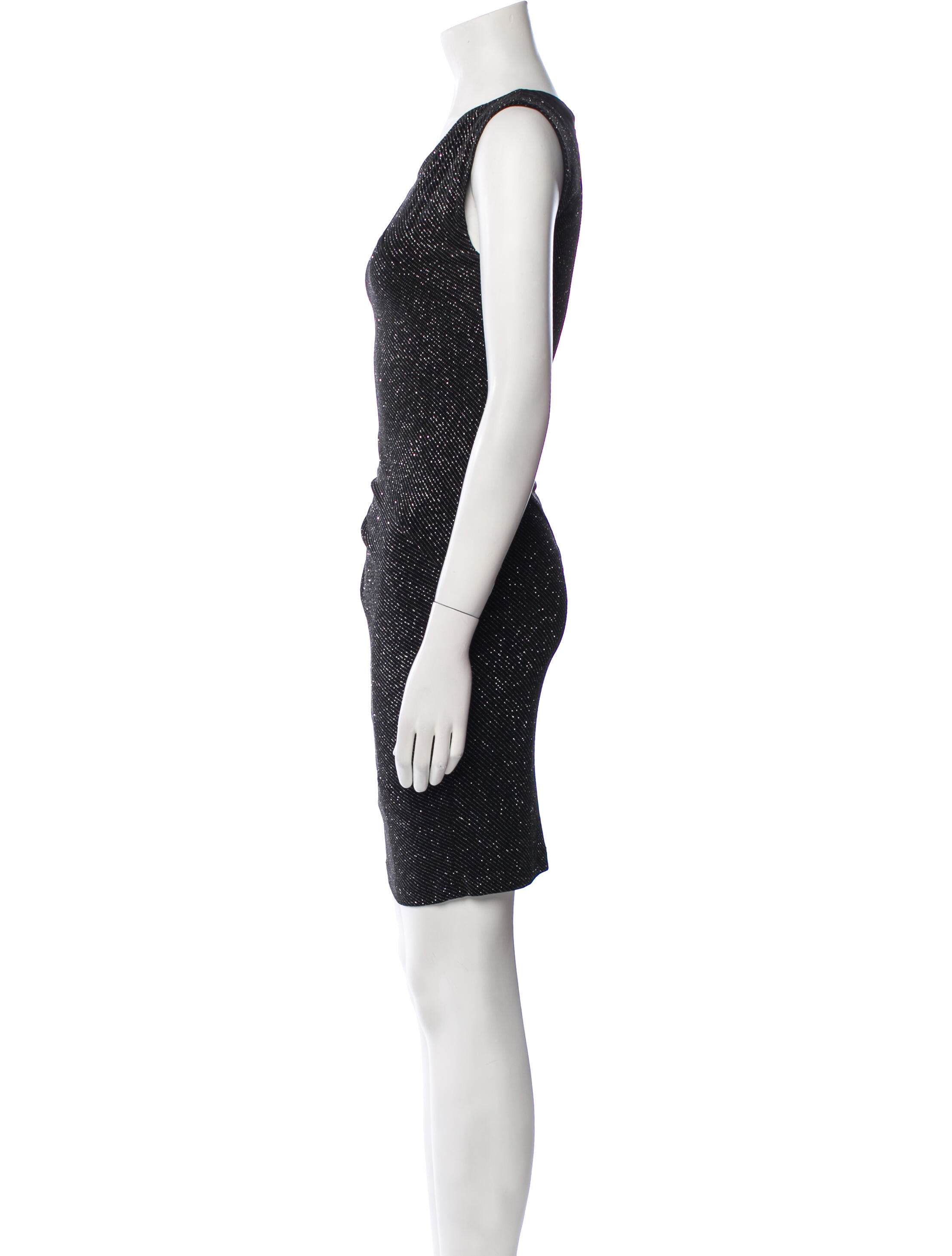 Alice + Olivia V-Neck Mini Dress