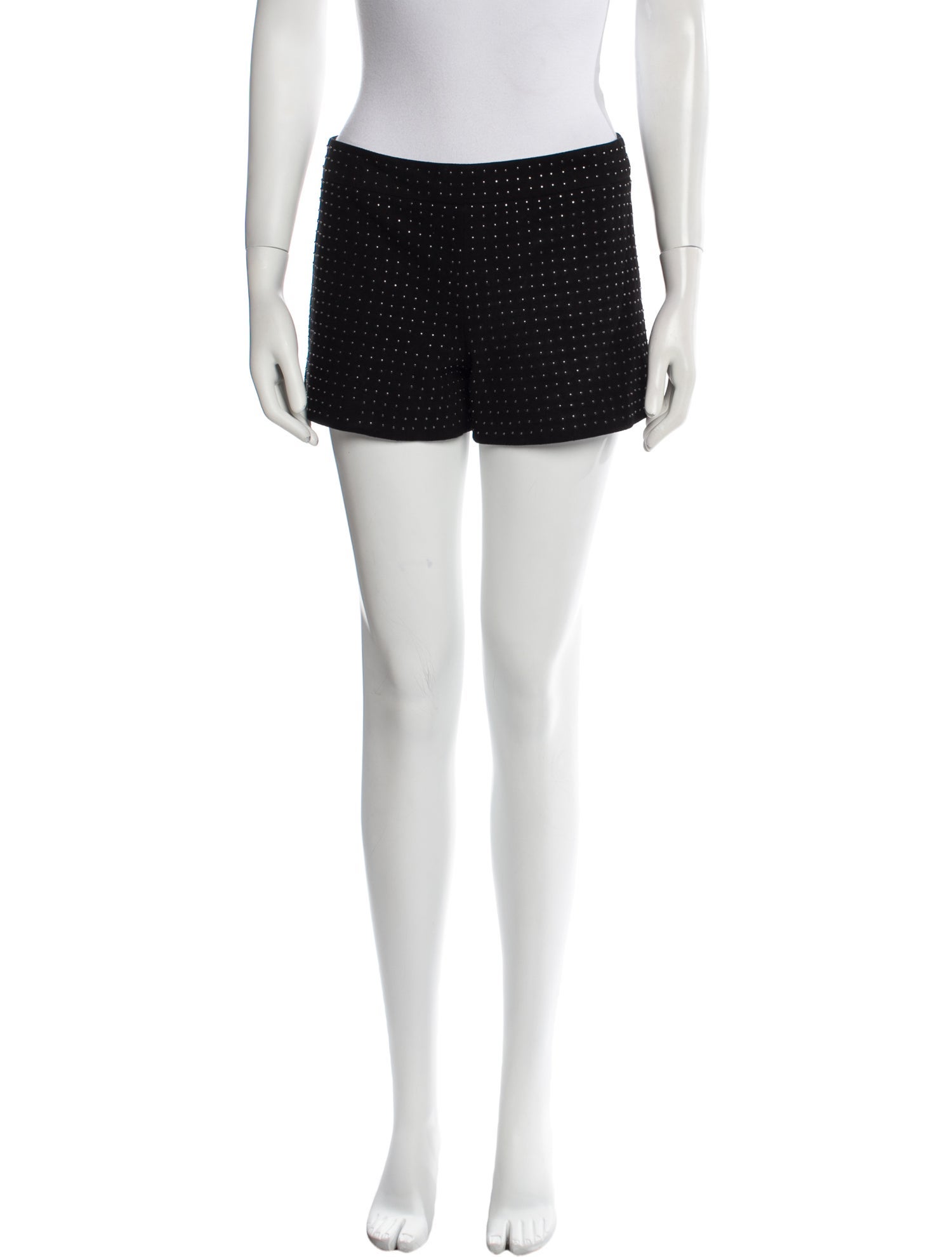 Alice + Olivia Leather Mini Shorts