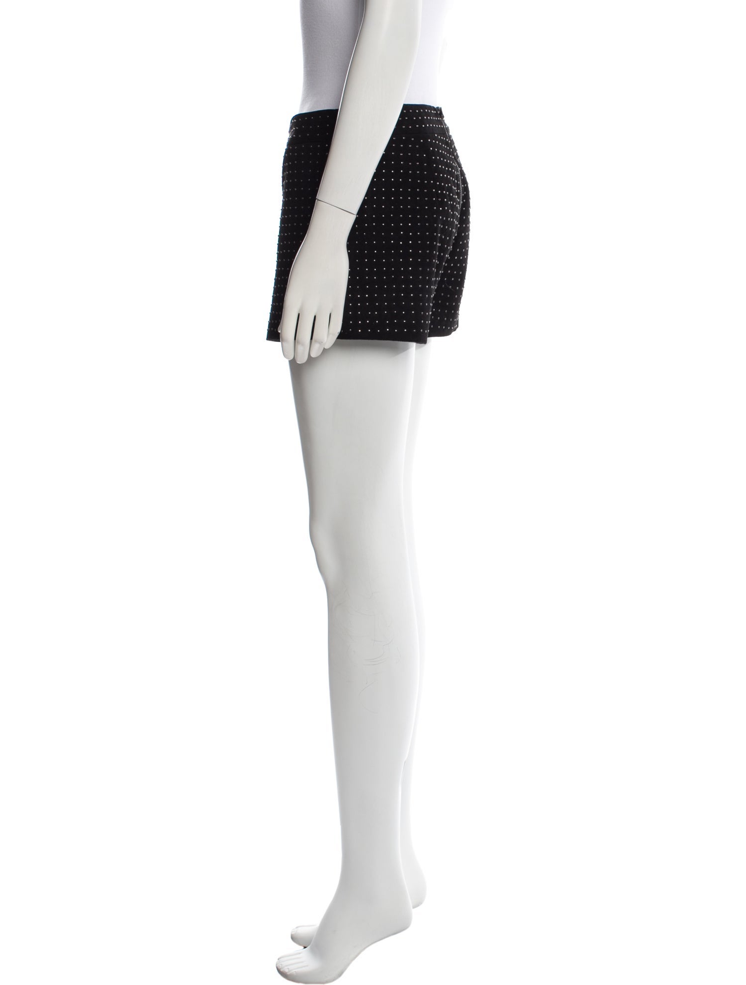 Alice + Olivia Leather Mini Shorts